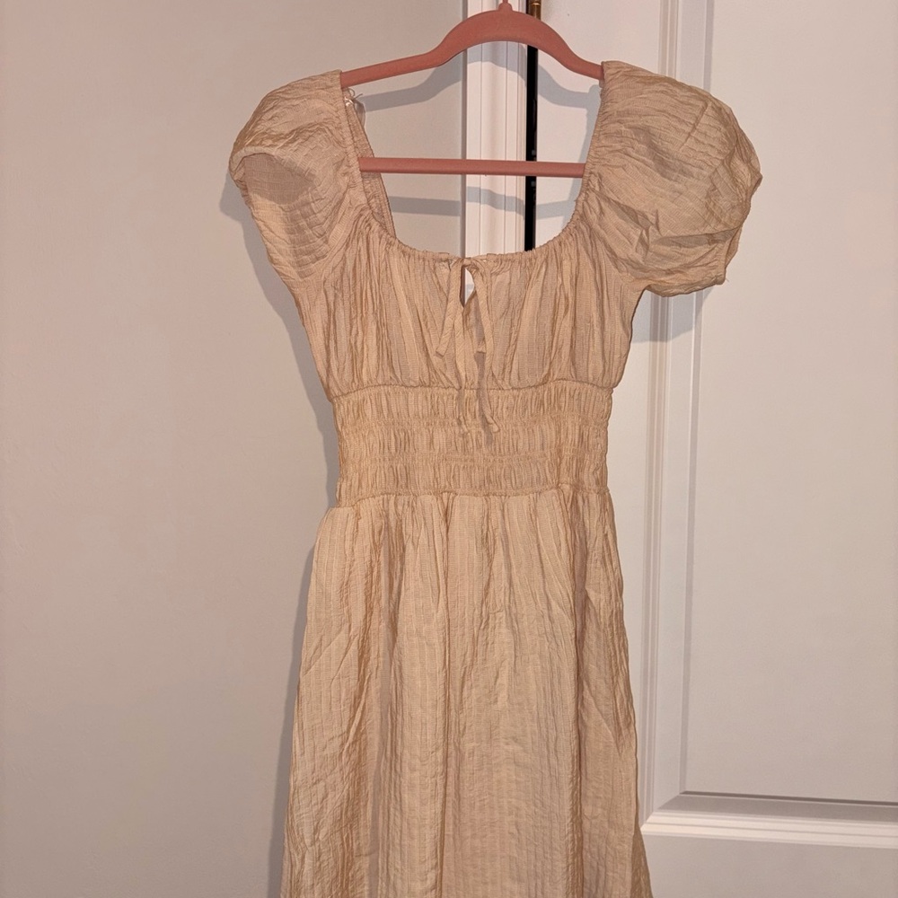 Elegant Tan Dress